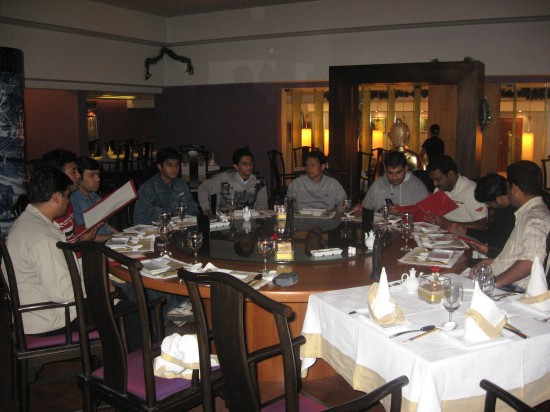Anand and team at Royal Orchid